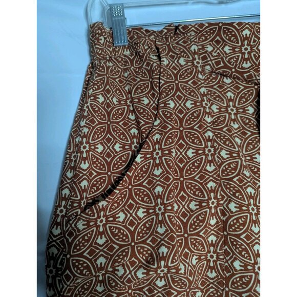 Patrons of Peace Anthropoloie Wide Leg Pants Boho Beachy Resortwear Sz M READ - Picture 4 of 10